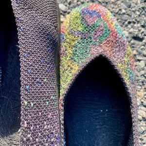 Rothy's Custom Peacock Flats Size 8